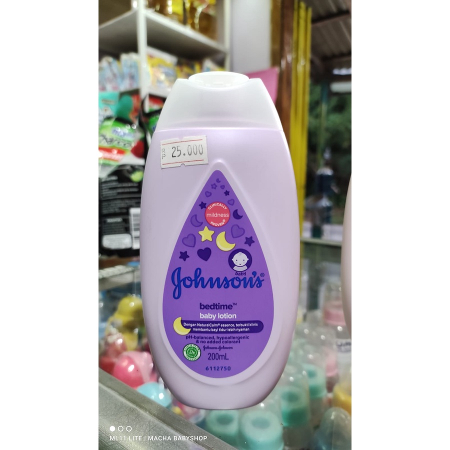 Johnson's LOTION milk rice, regular, bedtime 100ML, 200 ml johnsons / BODY LOTION JOHNSONS