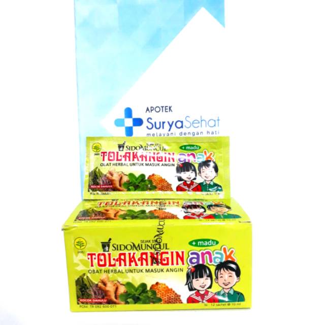 Tolak Angin Anak Satu Sachet Sidomuncul