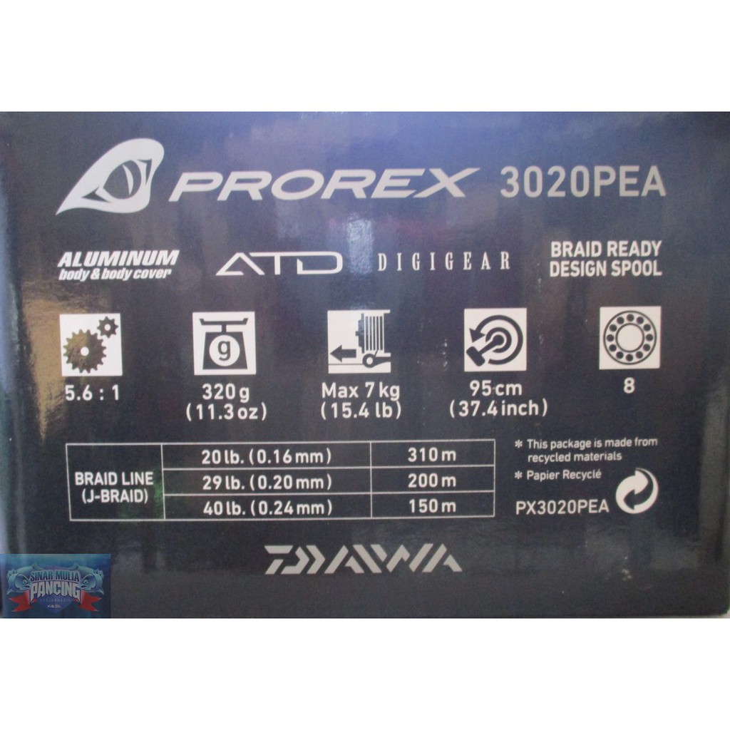 daiwa prorex 3020 pea