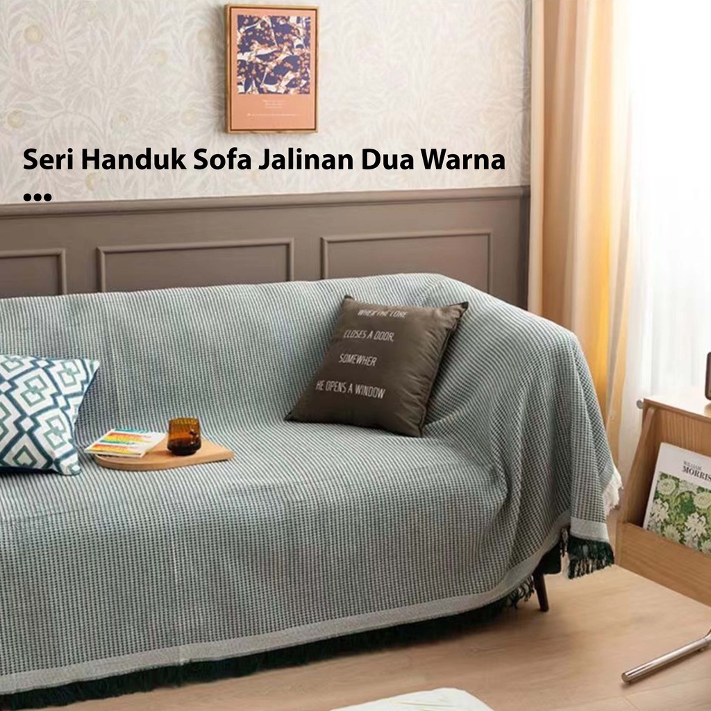 Selimut sofa Nordic Blanket size 130*180cm 180*260cm 180*340cm - throw blanket - sofa cover - sarung sofa -alas fotoio