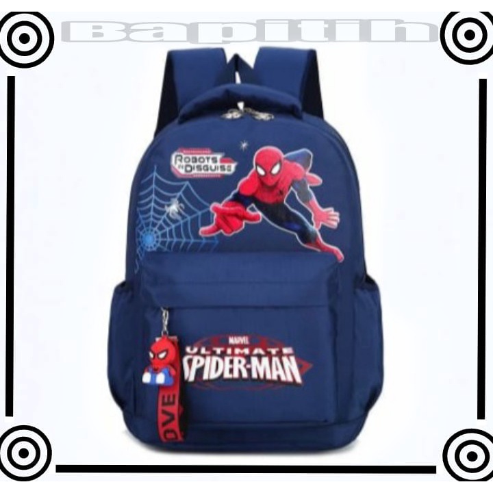 BPT-Spiderman /Tas Anak Sekolah anak laki-laki tas sekolah anak sd tk smp laki-laki murah New Baru Ori