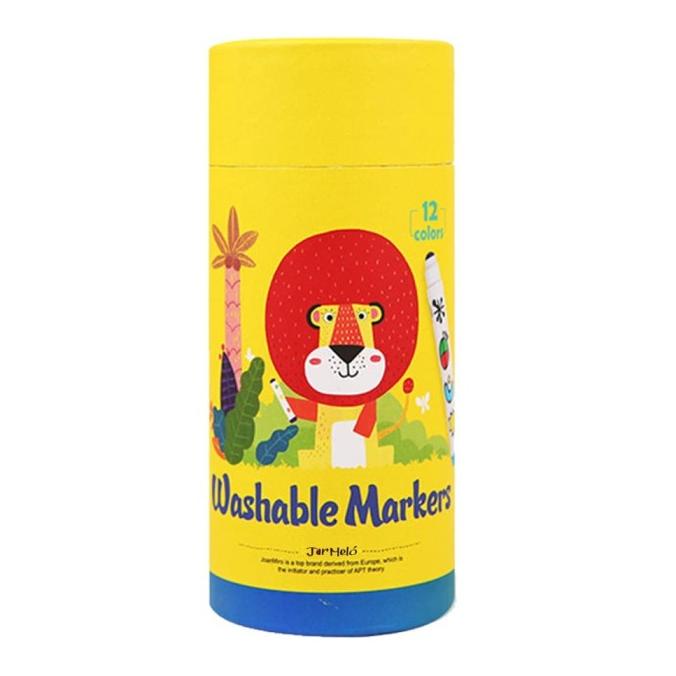 

Joan Miro Special Round Tip Washable Marker 12 colors spidol warna