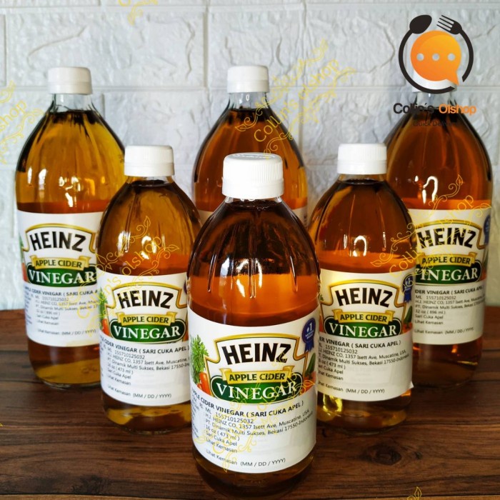 

b01n1nh Heinz Apple Cider Vinegar 16 Oz / Heinz Cuka Apel 473 Ml Best Seller Ds201Fs