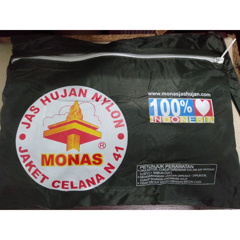 Jas Hujan Jaket Celana N41 Monas Murah