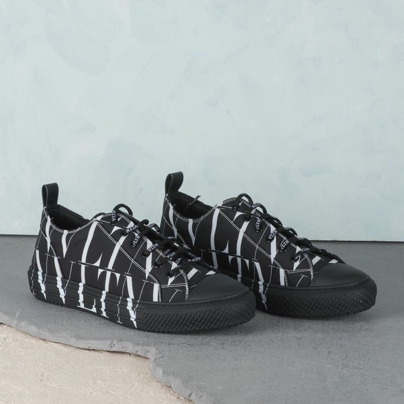 Valentino VLTN TIMES Giggies Low-Top Fabric Sneaker