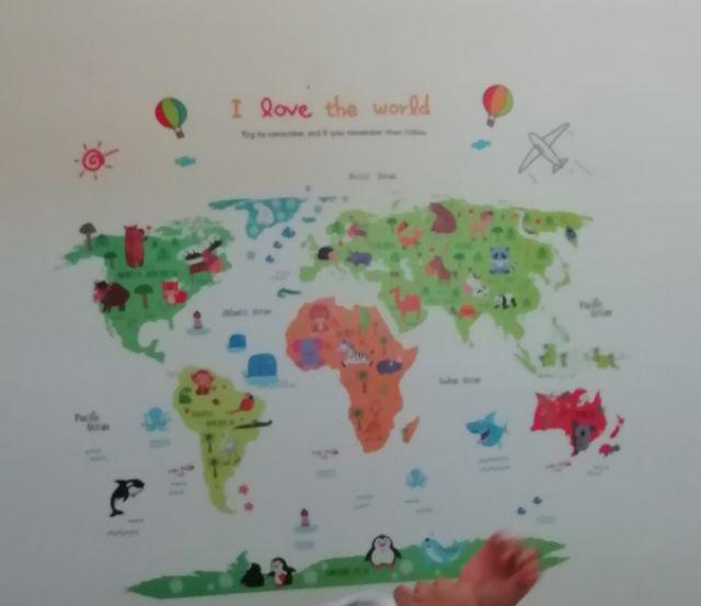 Sticker Jbtr Travel Round The World Uk 90x60 Cm Wallsticker Stiker Dinding