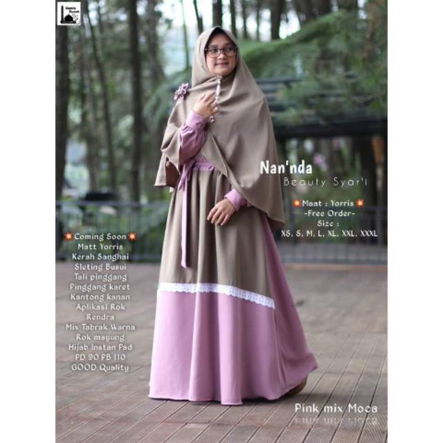 Nanda ori sada gamis rumah