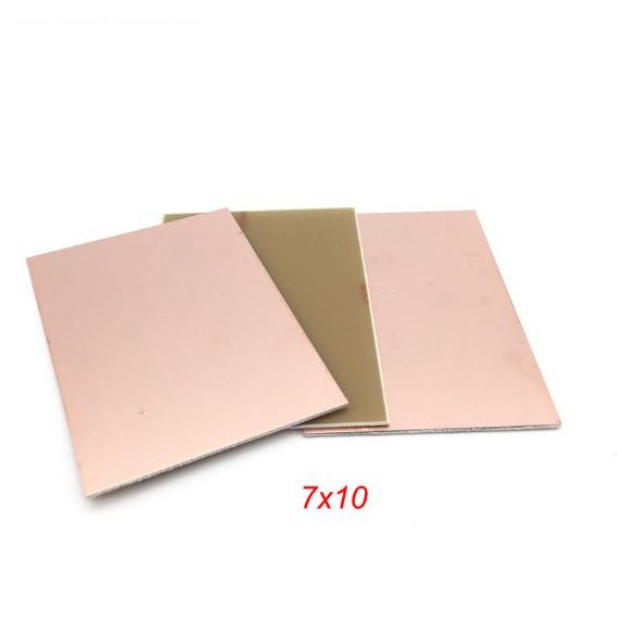 Jual PCB Polos FR4 Fiber 7x10cm Single Layer Side Copper 7x10 7 x 10 cm