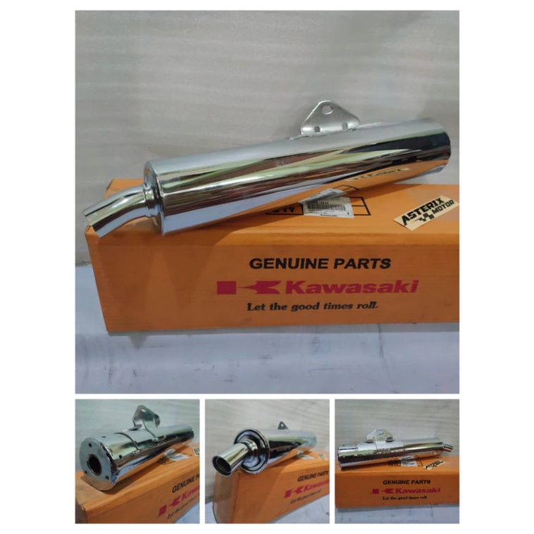 Silencer.Selencer Knalpot Kawasaki Ninja R.SS.RR Old.New Original Kawasaki