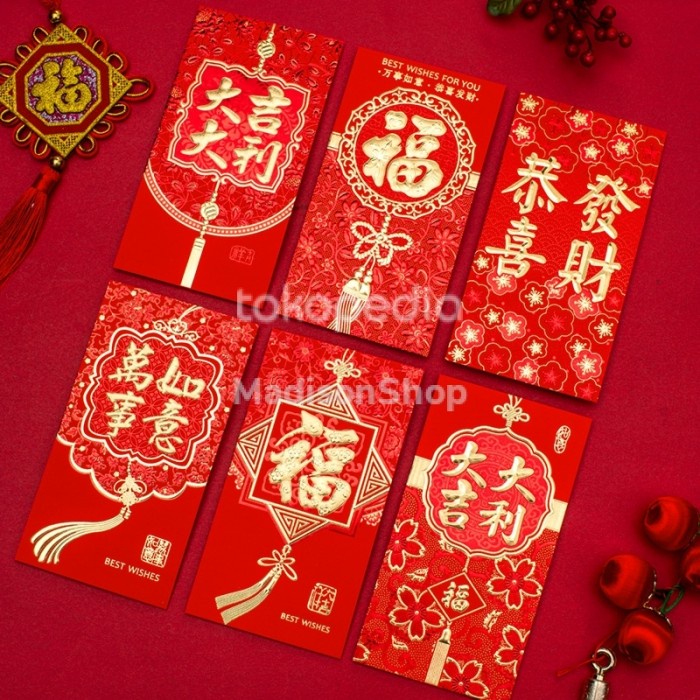 

Angpao Panjang Fu Netral Angpau Imlek Fuk Hoki Ampao Merah T-2004 Harga Grosir Termurah