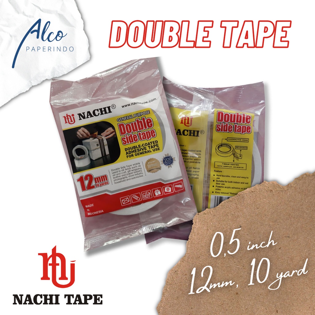 

double tape NACHI 0,5 inch (12mm, 10 yard)