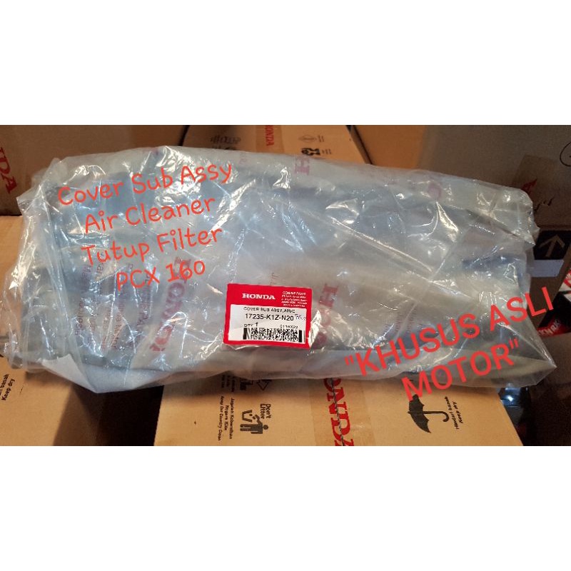 AHM Cover Sub Assy Air Cleaner,Tutup Filter, ORIGINAL, PCX 160 ORI, sparepart motor honda asli, 1723