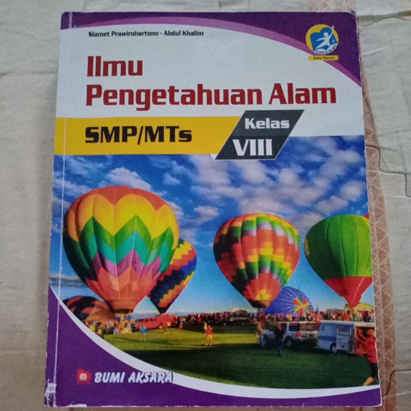 Buku IPA | SMP / MTS Kelas 8 Kurikulum 2013 Edisi Revisi Bumi aksara Second