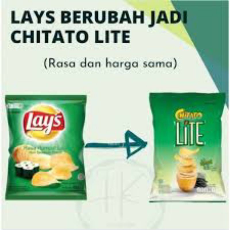 

chitato lite Kripik Kentang 1 renceng