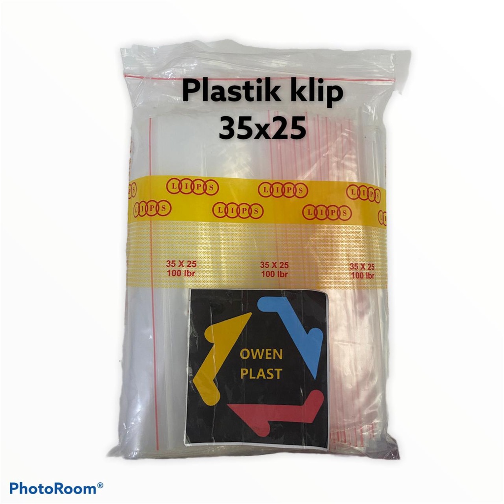 

PLASTIK KLIP/KLIP OBAT/KLIP KACANG/DOKUMEN UKURAN 35X25 ISI 100 PCS TERMURAH