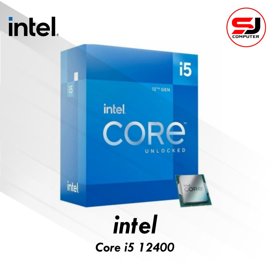 Processor Intel Core i5 12400 6 cores 12 threads up to 4.4 GHz