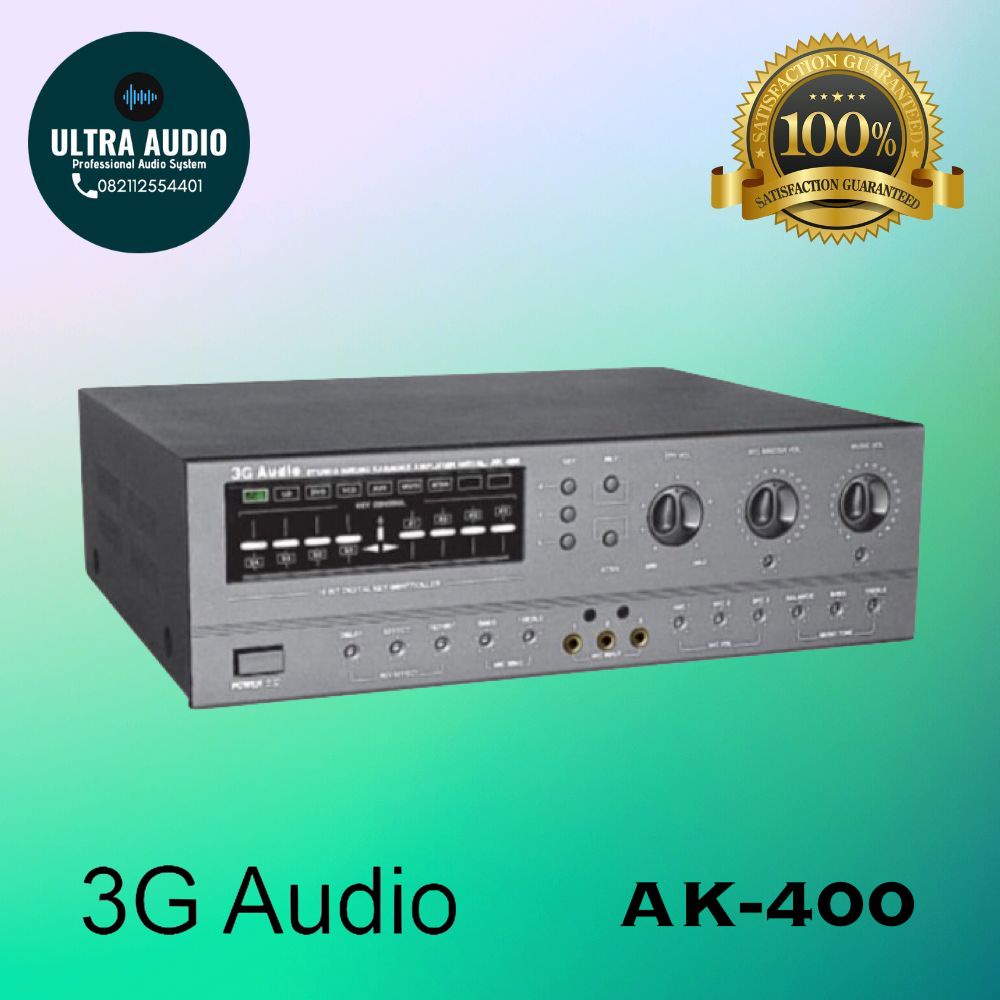 3G Audio AK 400 / AK400 / AK-400 Karaoke Amplifier ORIGINAL