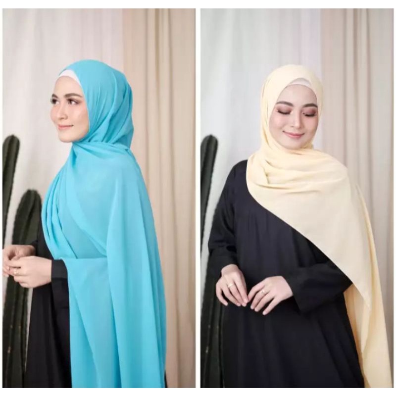 Terlaris jilbab//hijab pasmina 200x75 cm sabyan strecth panjang kerudung pasmina polos//murah kualit