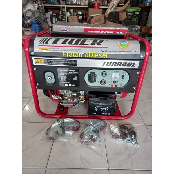 Genset TIGER TG8800E stater 5500watt//Generator TIGER TG8800E