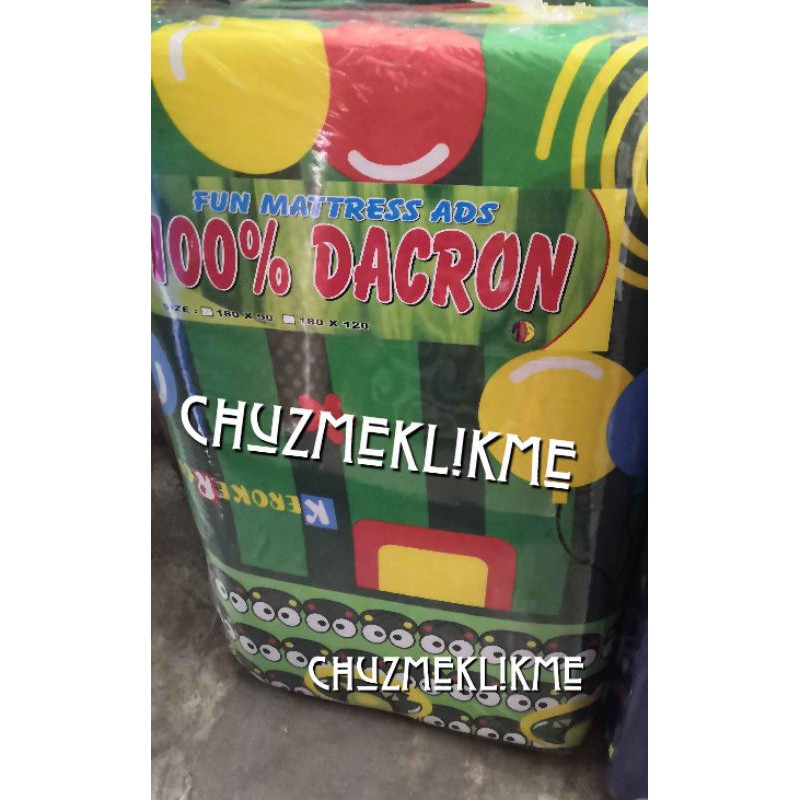 Kasur lantai lipat ADS 180x90 cm/kasur lantai busa 100% dacron ukuran 90 cm/Kasur lantai lipat busa 