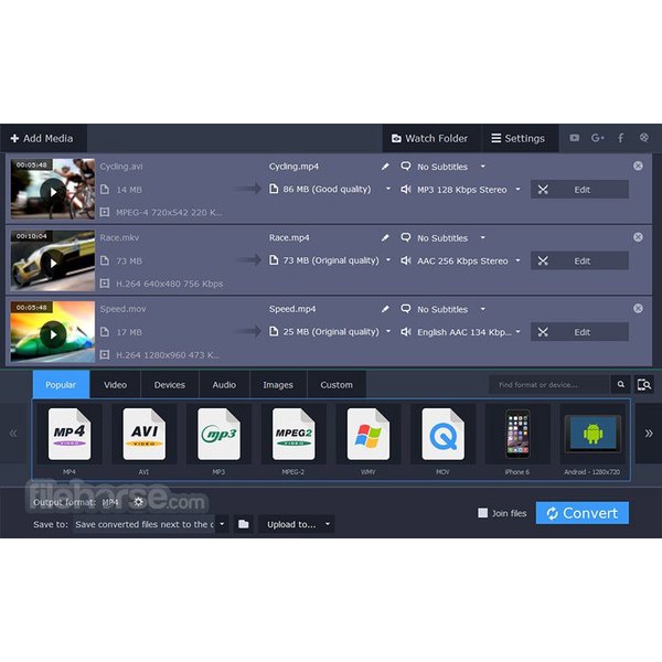 Software Movavi Video Converter 8