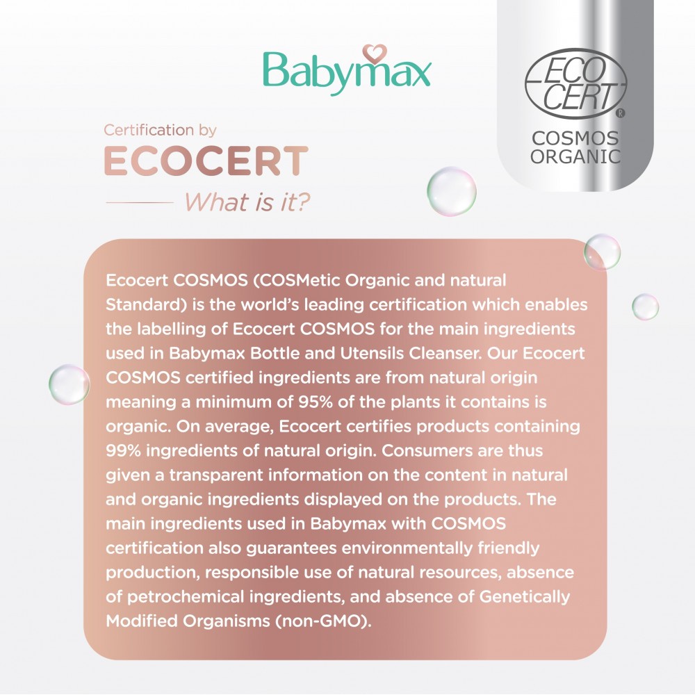 Babymax Premium Natural Baby Safe Detergent Refill 600ml