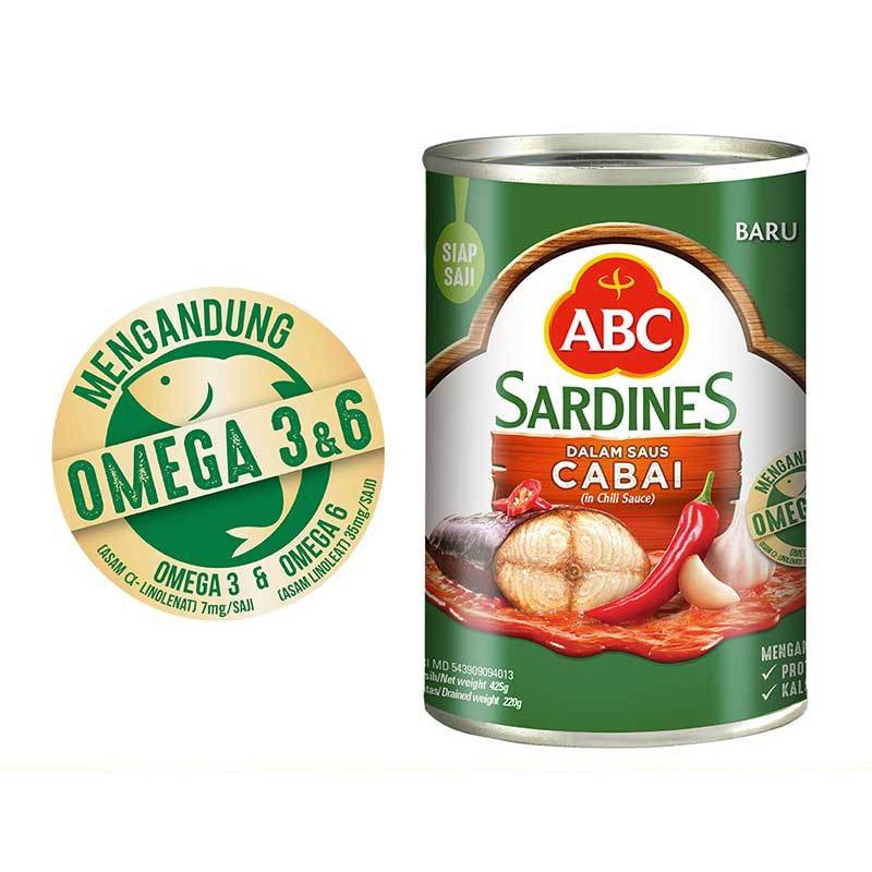 

Sarden ABC kaleng Besar 425gr PROMO