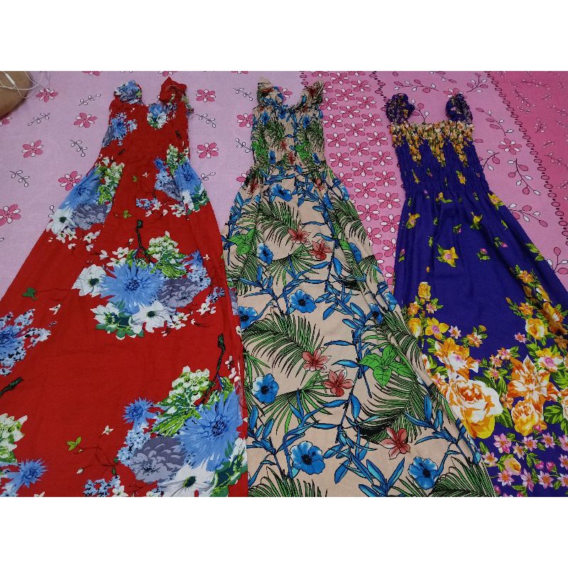 Daster kerut panjang