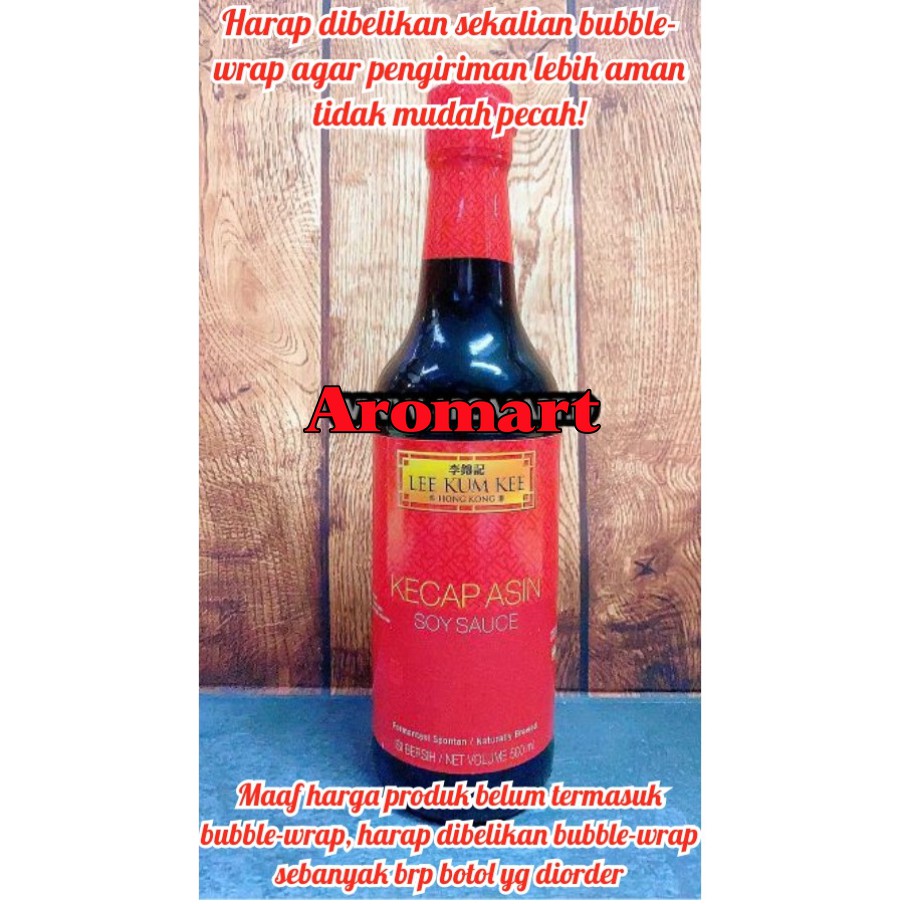 

Lee Kum Kee Soy Sauce (Harga produk belum termasuk bubble-wrap ya!) - 500 ml