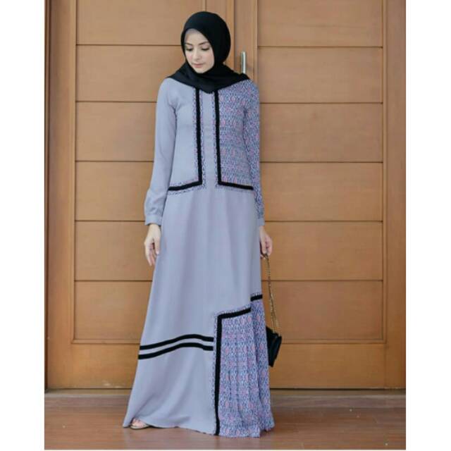 Muna daily dress by javina / baju formal non formal / baju by javina / loong drees / gamis