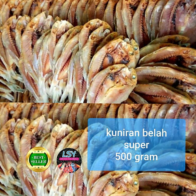 

ikan asin kuniran belah super 500gr