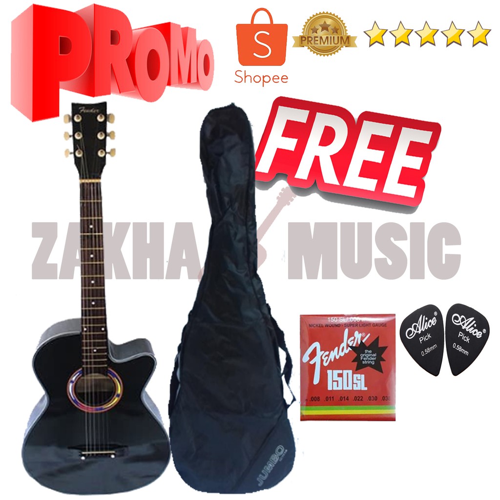 Gitar Akustik Murah | Gitar murah | Gitar pemula bonus melimpah