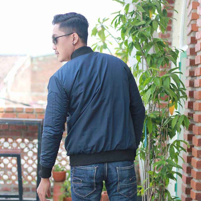 Jaket Bomber Pria Casual Original Distro Premium