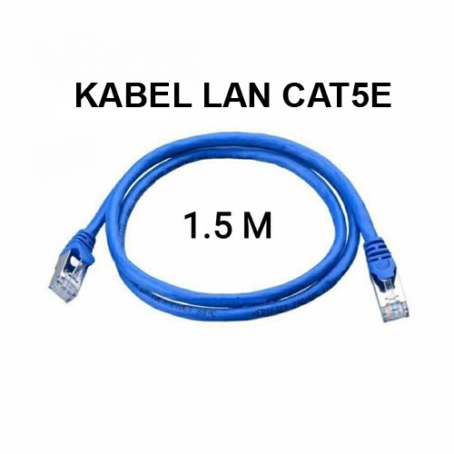 KABEL LAN CAT 5E KABEL UTP 1.5 METER PABRIKAN
