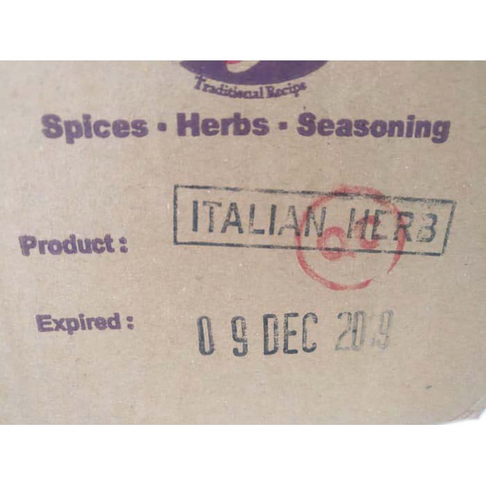 Jay's Italian Herb Seasoning 40gr Bumbu Masakan Italia Tanpa MSG HALAL