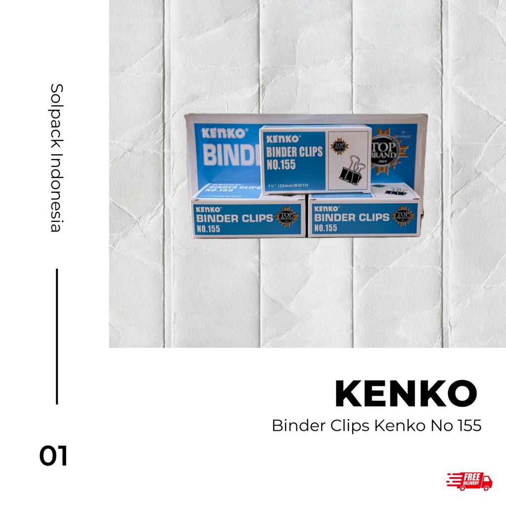 

Binder Clips Kenko No 155