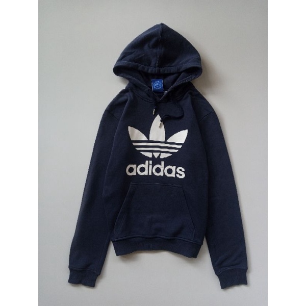 ADIDAS TREFOIL HOODIE NAVY