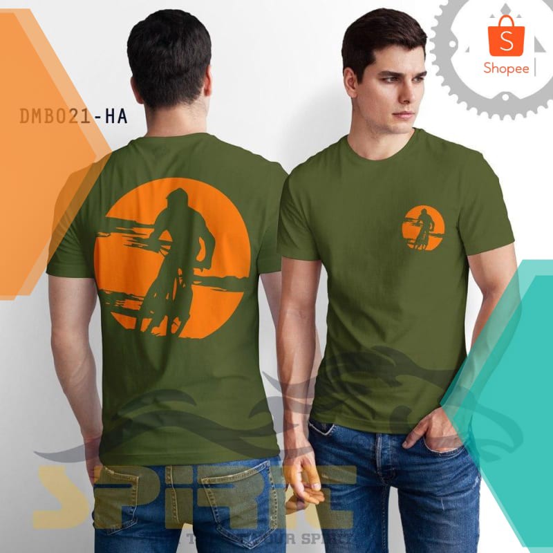 Grosir [TERBARU] Baju Pria Gowes Sepeda Kaos Sepedah Mtb Thrill Lipat Jumbo Produsen Langsung