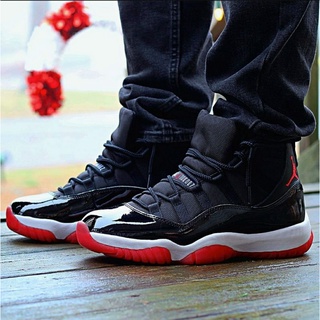 Sepatu Nike Air Jordan 11 Retro High Men's Women's Basketball Shoes Heiress Black Gold