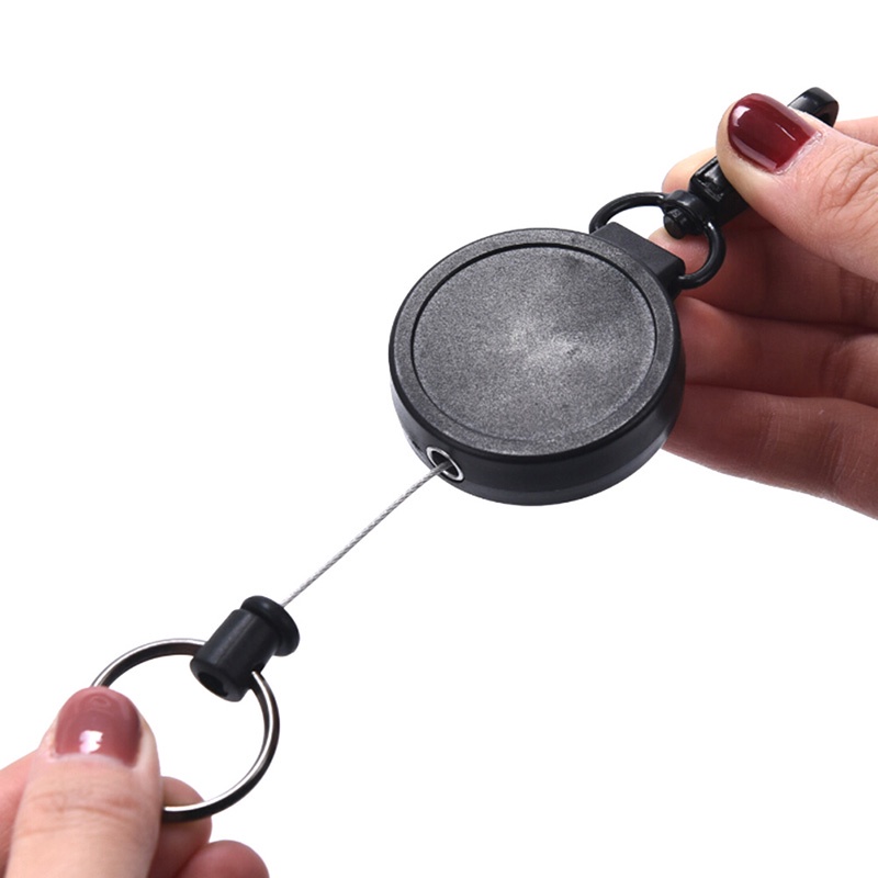 &lt; E2id &amp; &gt; Gantungan Kunci / Kartu Identitas Retractable