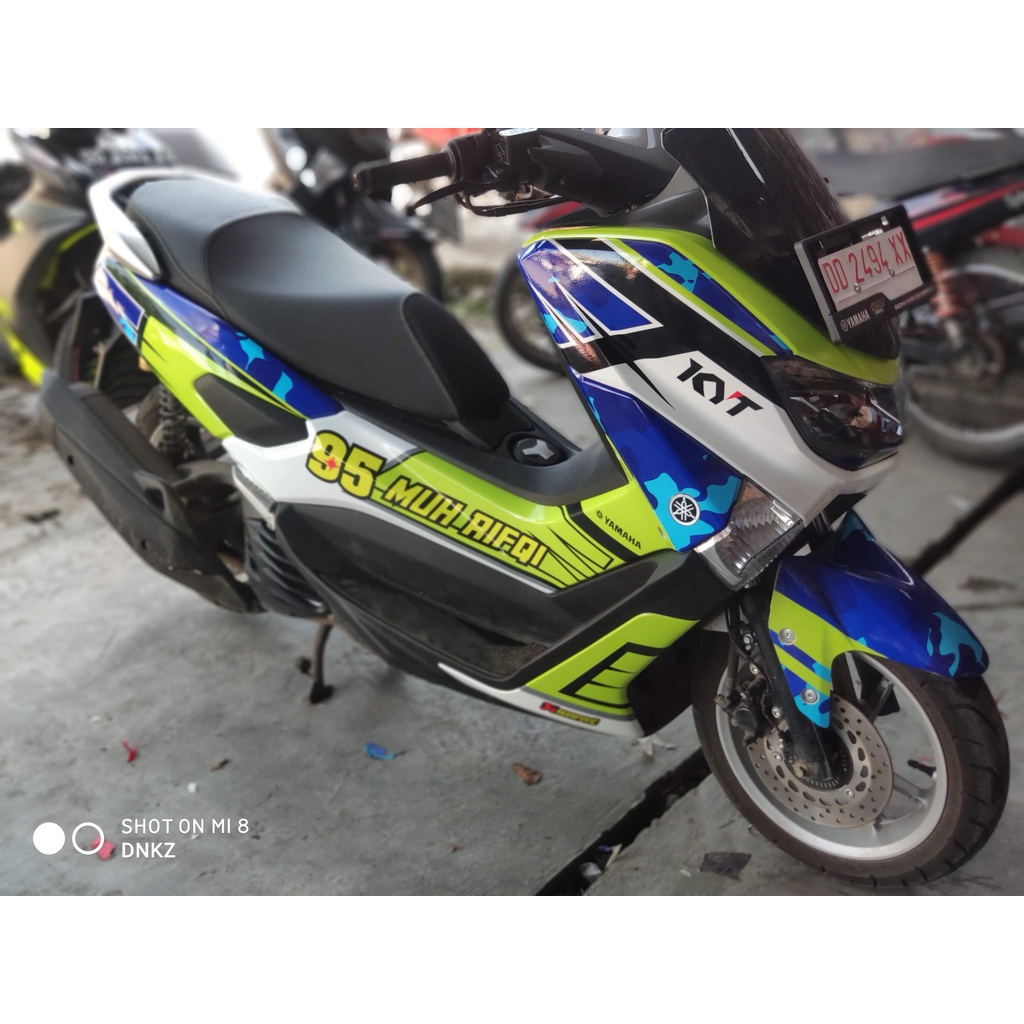 Stiker Nmax Decal Full Body Nmax Premium Mix Colors Glossy DNKZ