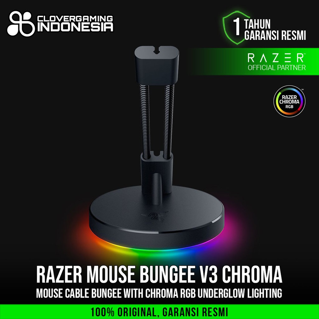 Razer Mouse Bungee V3 Chroma RGB Underglow Lighting for Gaming Mouse