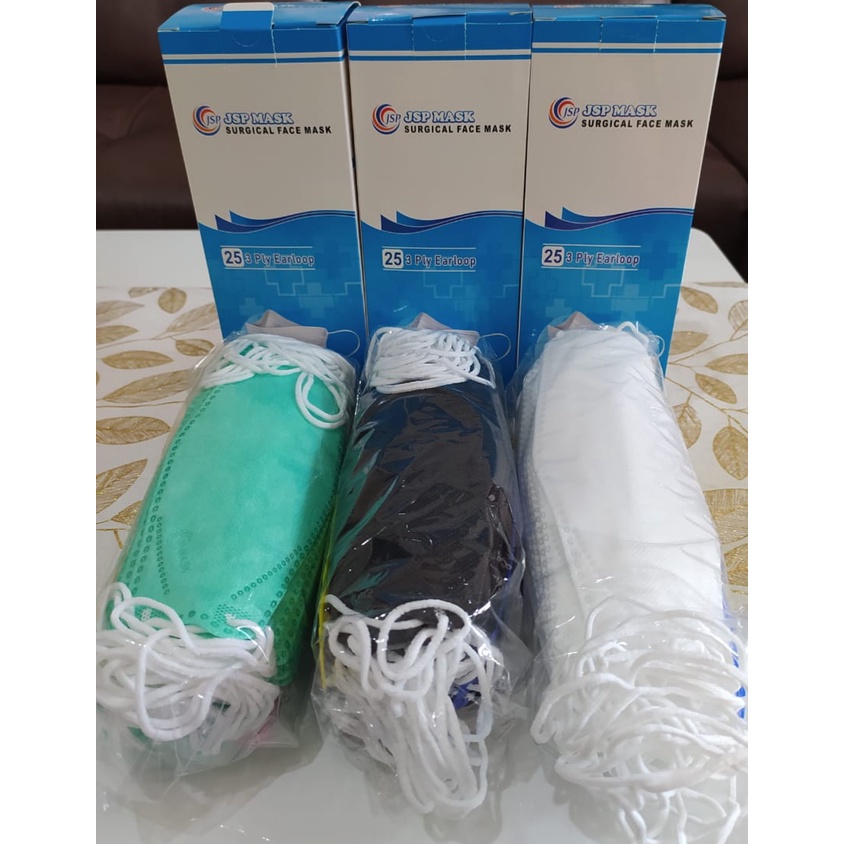 MASKER KF94 JSP 3ply Free Konektor Original - ISI 25PC