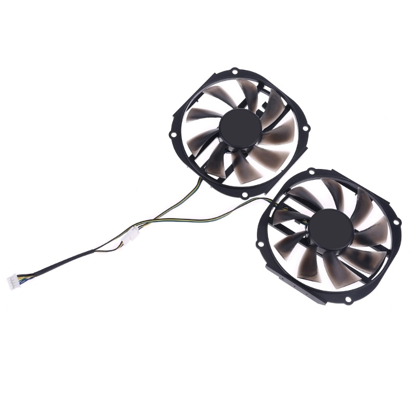 Bt 2pcs 95mm 4gb GPU Cooler Cooling Fan Untuk Kipas Kartu Grafis Yeston RX480 570 580