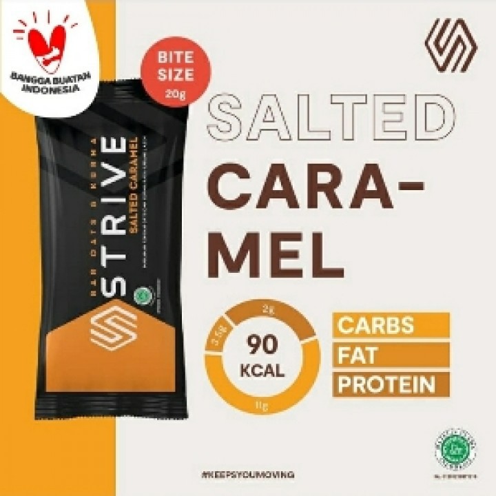 

STRIVE energy bar Sesalt Caramel Bitesize 20gr
