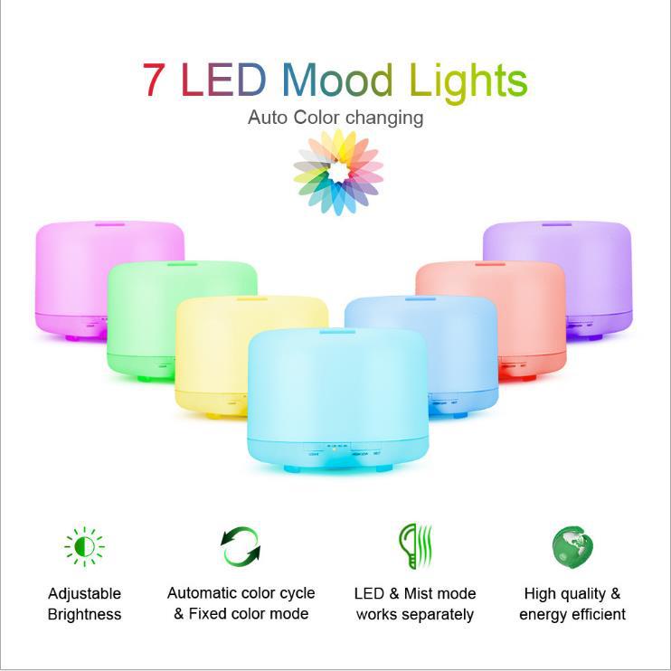 CINSEER humidifier air 1000ml aromaterapi diffuser dengan remote (tidak free oil)-3