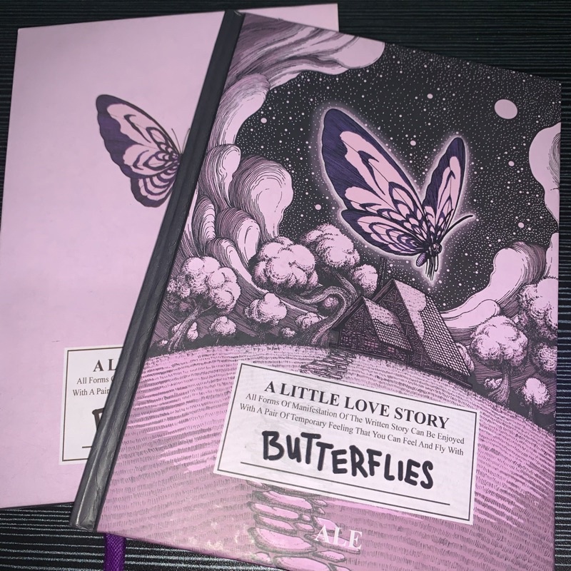 preloved novel butterflies by alesacakes