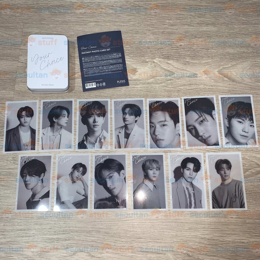 SEVENTEEN YOUR CHOICE OFFICIAL MERCHANDISE SHARING PC JUN HOSHI THE8 DK SEUNGKWAN VERNON DINO