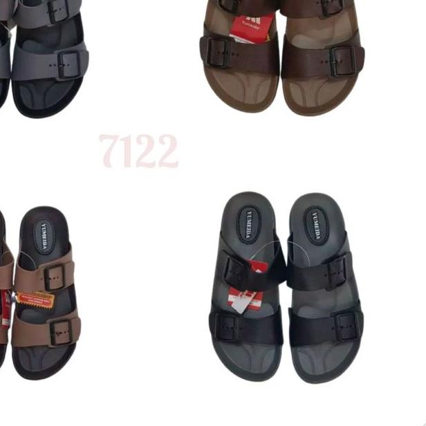 sandal yumeida karet pria slop gt 7122,9071 ban 2 dan ban 3