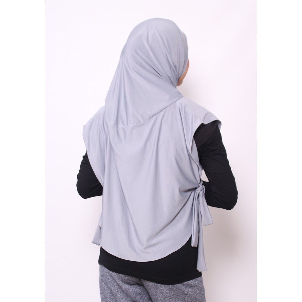 JILBAB SPORT/HIJAB SPORT/BERGO SPORT KERUDUNG OLAHRAGA JERSEY MENUTUP DADA RISCKA